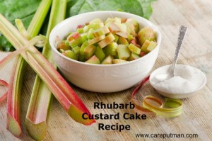 rhubarb cake graphic